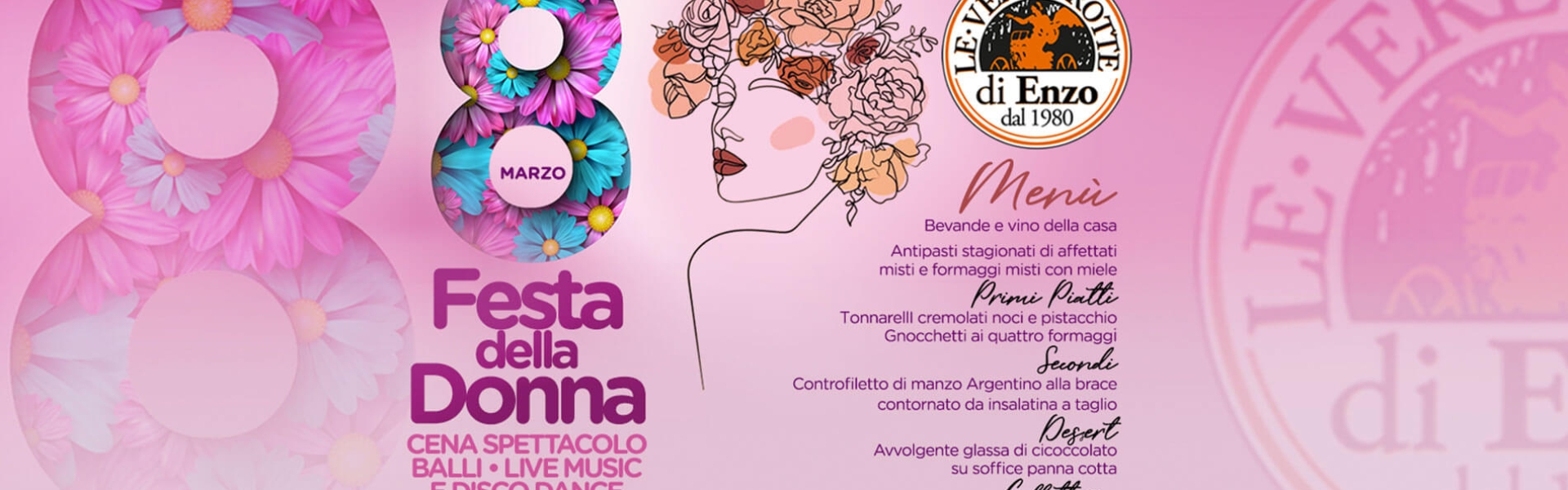Festa della Donna 2023 •  Ristorante Le vere Grotte da Enzo